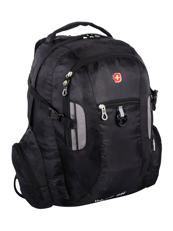 Swiss Gear Backpack Fits Most 15.6″ Laptop - Black