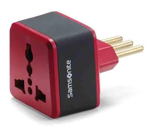 Samsonite Adaptateur avec prise de terre (Italie)