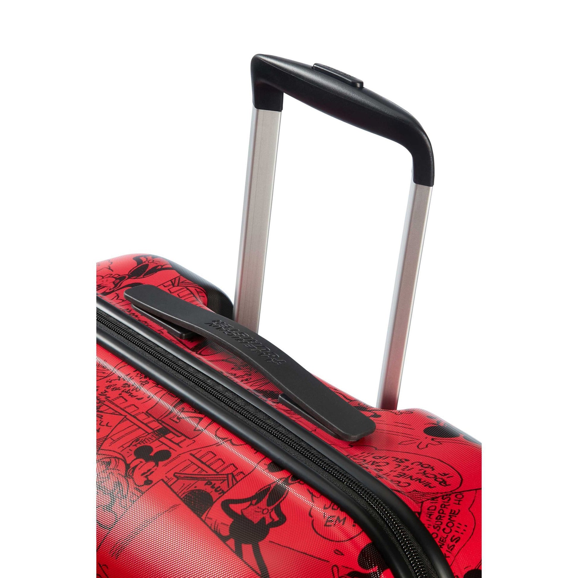 American Tourister Luggage Mickey Comics Red American Tourister Disney Wavebreaker Spinner Carry-On Luggage - Mickey Comics Red