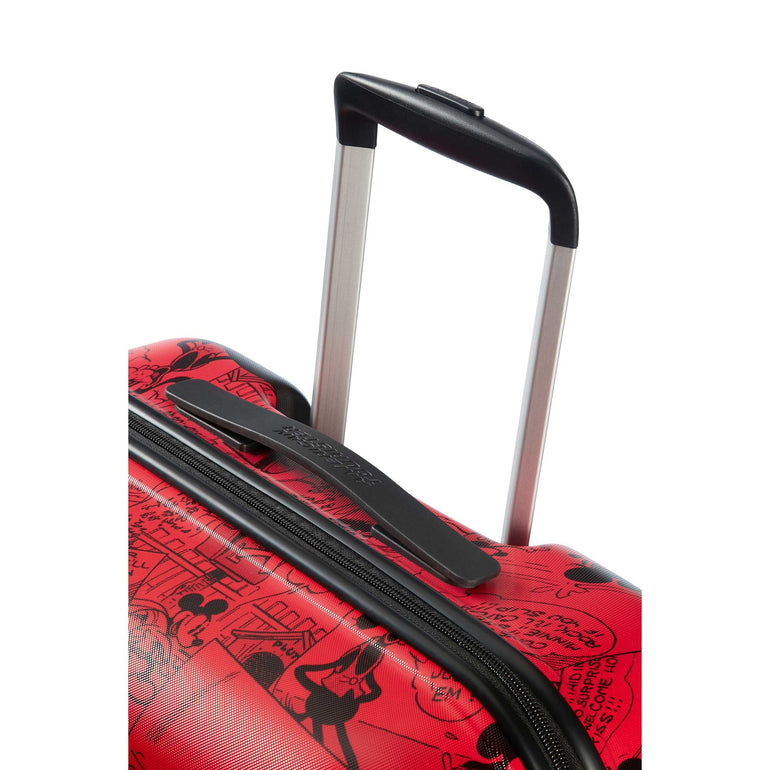 American Tourister Luggage Mickey Comics Red American Tourister Disney Wavebreaker Spinner Carry-On Luggage - Mickey Comics Red