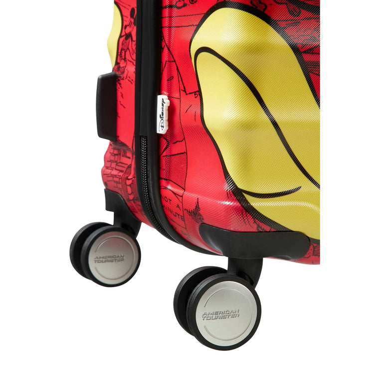 American Tourister Luggage Mickey Comics Red American Tourister Disney Wavebreaker Spinner Carry-On Luggage - Mickey Comics Red