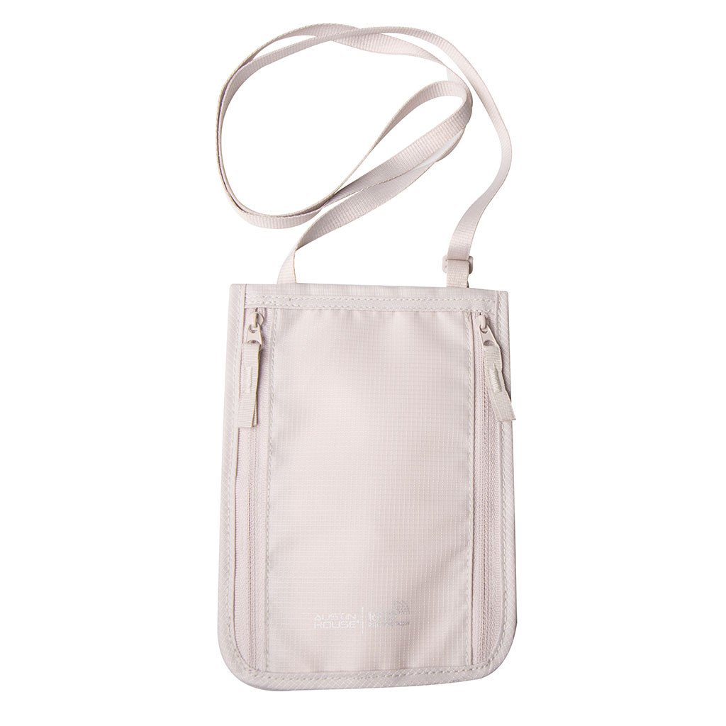 Austin House Neck Pouch Austin House Neck Pouch with RFID Protection Austin House Neck Pouch with RFID Protection