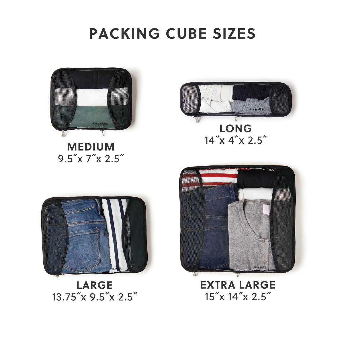 Baggallini Travel Accessories Baggallini Medium Compression Cube