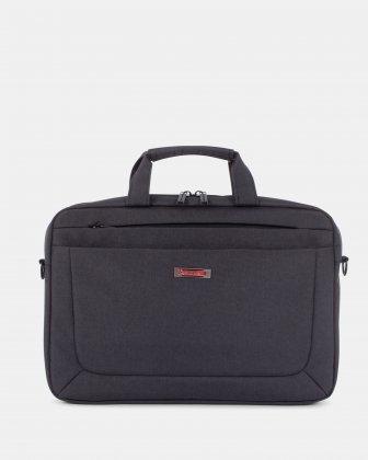 Swiss Mobility Cadence Soft Briefcase Double Compartment - Black