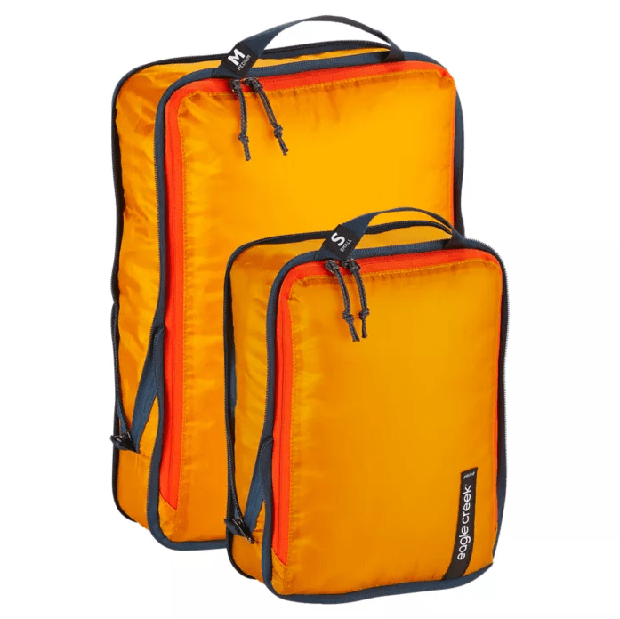Eagle Creek PACK-IT Isolate Compression Cube Set S/M - Sahara Yellow