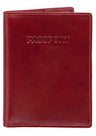 Mancini CASABLANCA RFID Secure Passport Holder - Red