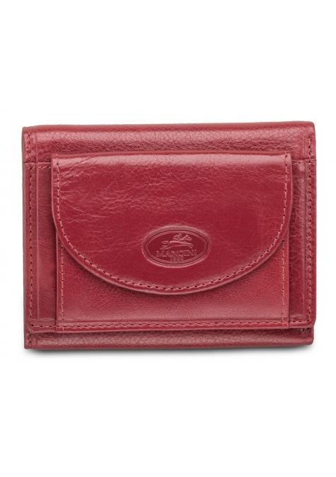 Mancini EQUESTRIAN-2 Men’s Trifold Wing Wallet - Red
