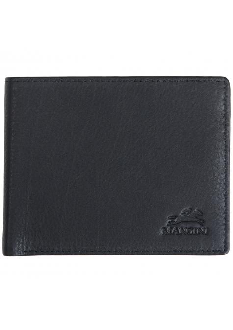 Mancini MONTERREY Men’s RFID Secure Wallet With Coin Pocket - Black