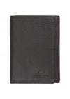 Mancini MONTERREY RFID Secure Trifold Wing Wallet - Brown
