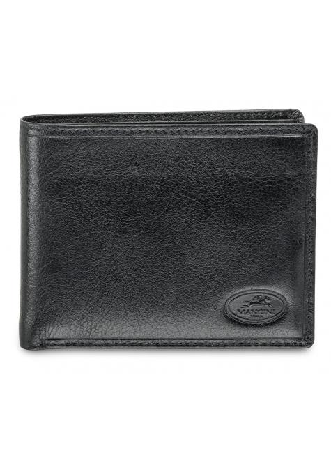 Mancini EQUESTRIAN-2 Men`s RFID Secure Wallet with Removable Passcase and Coin Pocket - Black