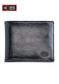 Mancini EQUESTRIAN-2 Men’s Classic Billfold Wallet - Black