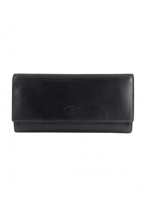 Mancini EQUESTRIAN-2 Collection Ladies’ Trifold Wallet - Black