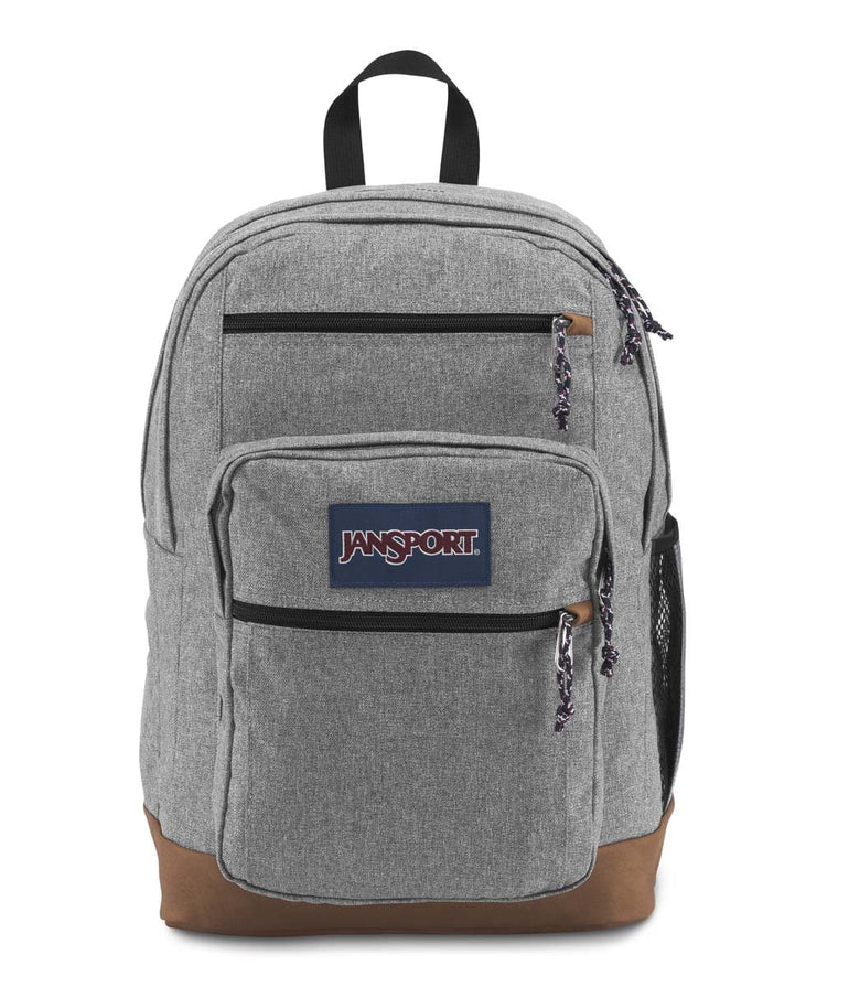 Jansport Backpacks Grey Letterman Poly JanSport Cool Student Backpack - Grey Letterman Poly