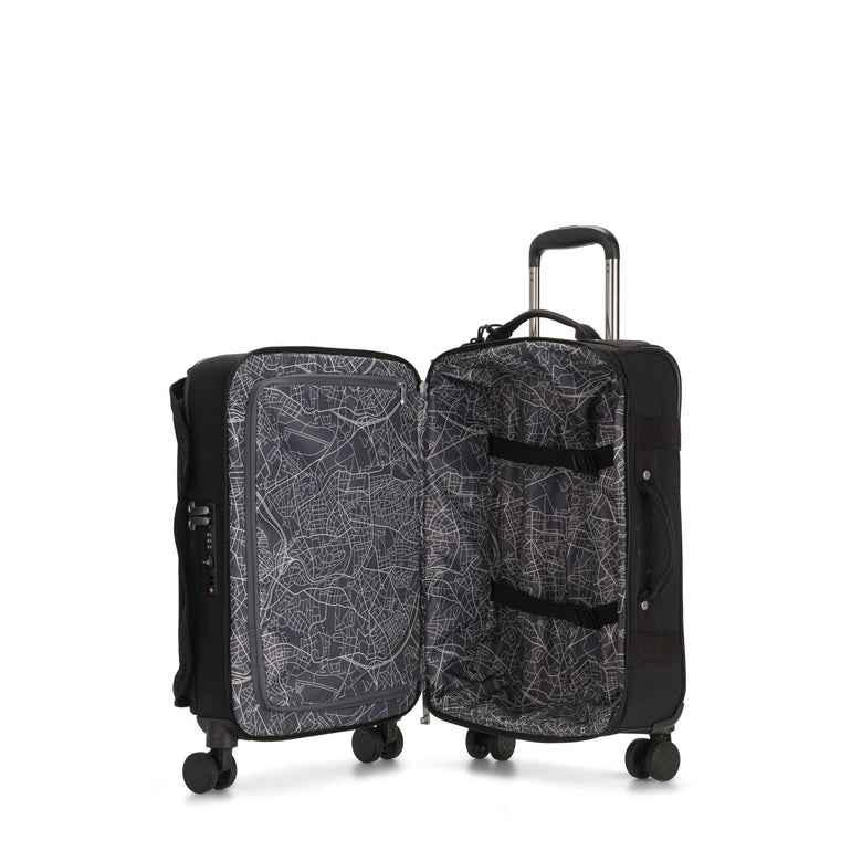 Kipling Luggage Black Noir Kipling Spontaneous Small Rolling Luggage - Black Noir