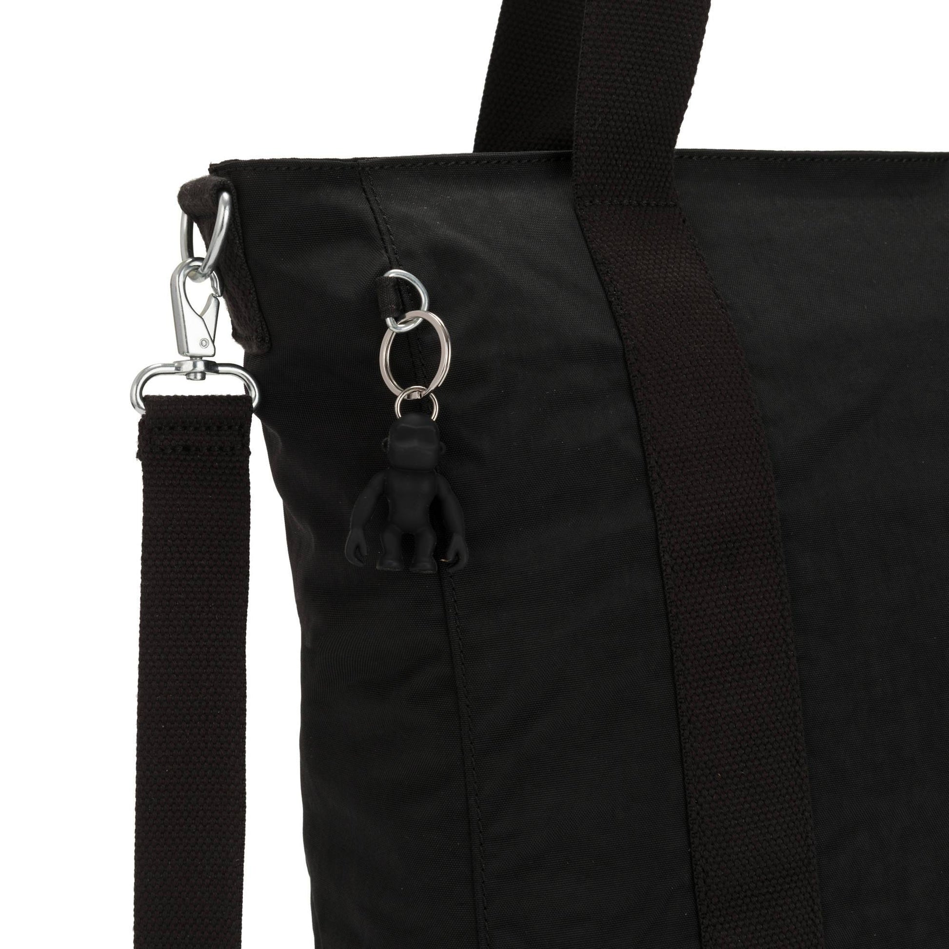Kipling Tote Bag Black Noir Kipling Asseni Tote Bag - Black Noir