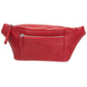 Mancini Pebbled Waist Bag - Red