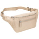 Mancini Pebbled Waist Bag - Bone
