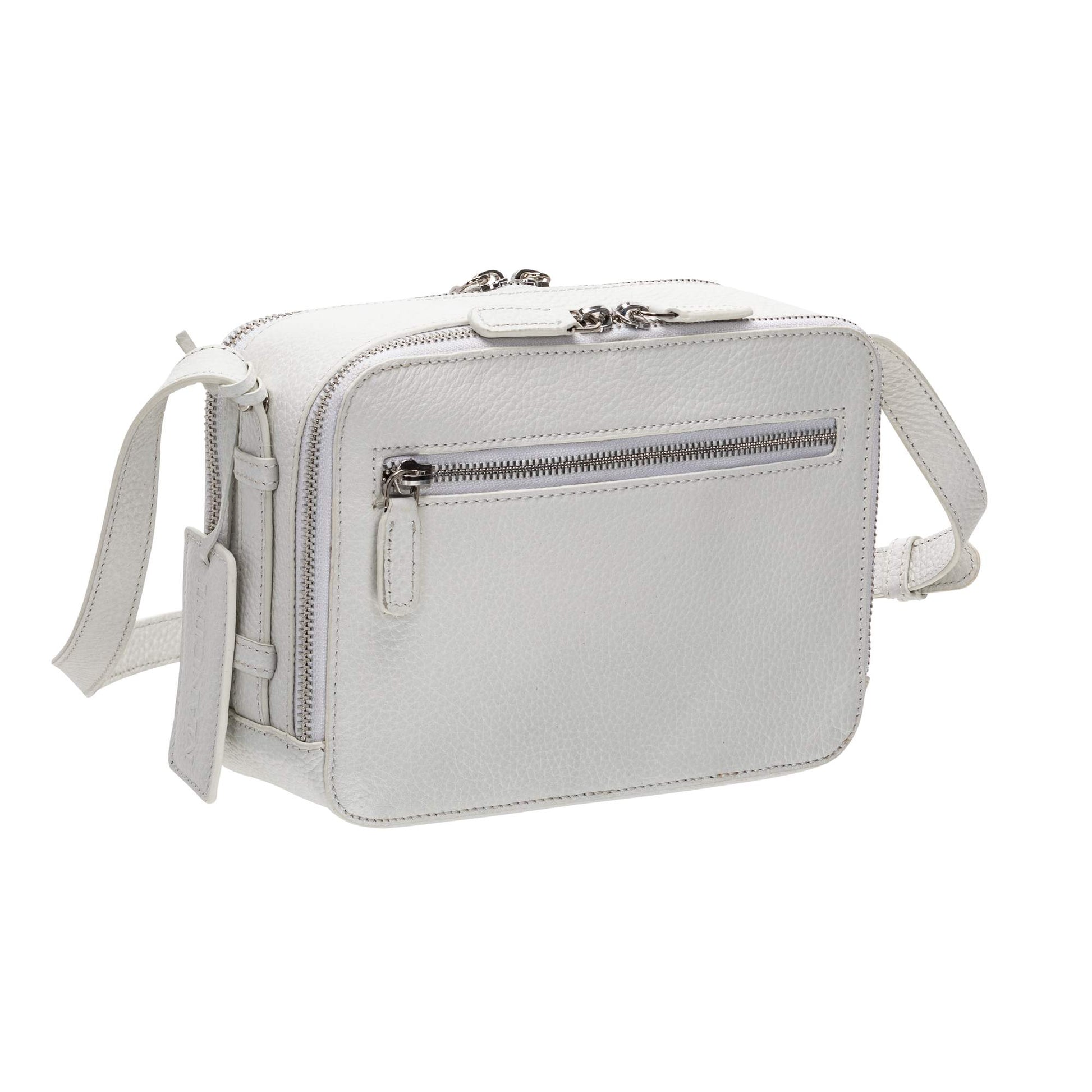 Mancini Handbags Mancini Pebbled Rachel Camera Style Leather Crossbody Bag