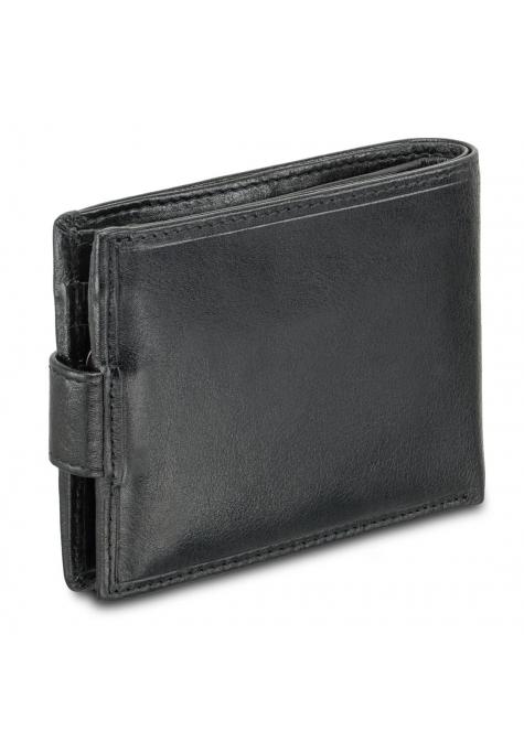 Mancini Wallets Black Mancini EQUESTRIAN-2 Men’s RFID Secure Wallet with Coin Pocket