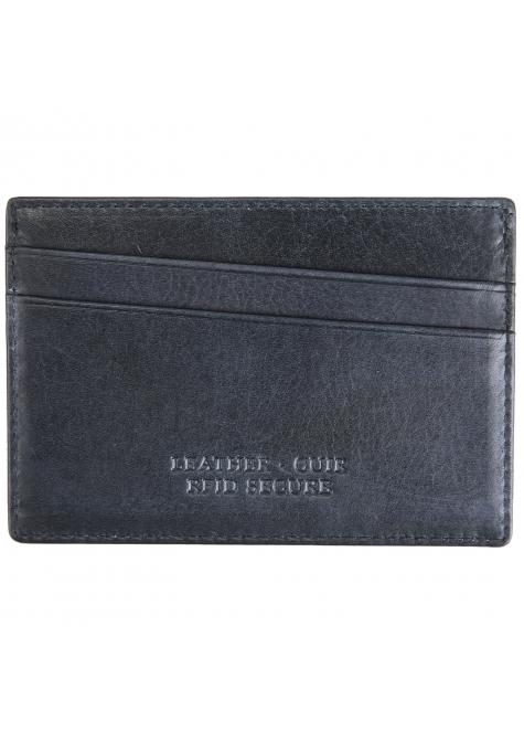 Mancini Wallets Black Mancini MONTERREY Credit Card Case