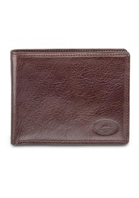 Mancini Wallets Brown Mancini EQUESTRIAN-2 Men`s RFID Secure Billfold with Removable Passcase