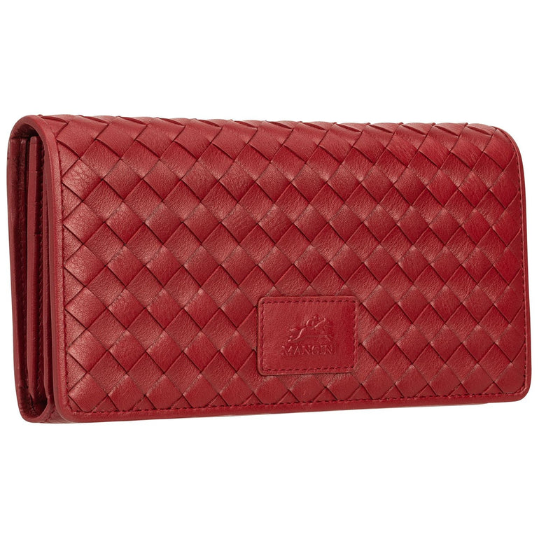 Mancini Wallets Mancini BASKET WEAVE RFID Secure Trifold Wallet