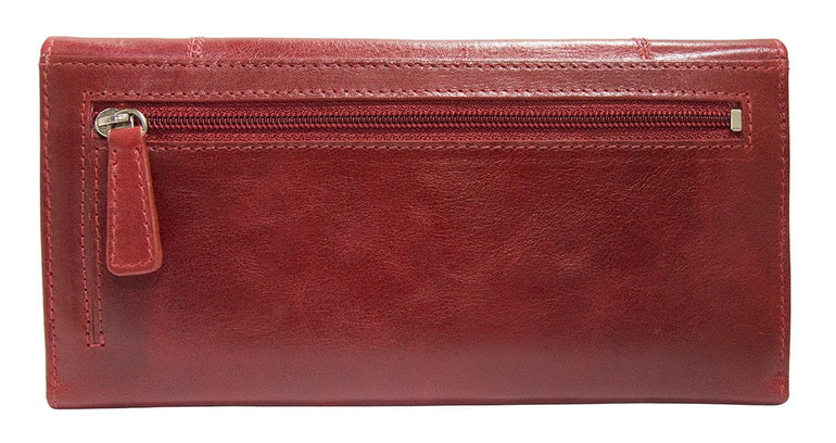 Mancini Wallets Mancini CASABLANCA Ladies' RFID Secure Trifold Wallet