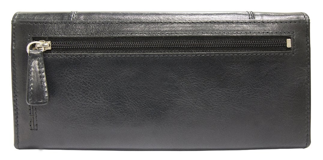 Mancini Wallets Mancini CASABLANCA Ladies' RFID Secure Trifold Wallet