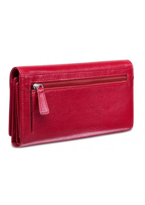 Mancini Wallets Mancini EQUESTRIAN-2 Ladies' RFID Secure Trifold Checkbook Wallet