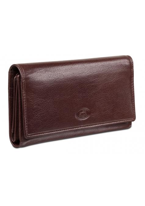 Mancini Wallets Mancini EQUESTRIAN-2 Ladies' RFID Secure Trifold Checkbook Wallet