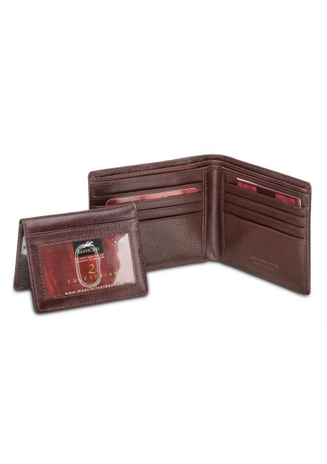 Mancini Wallets Mancini EQUESTRIAN-2 Men`s RFID Secure Billfold with Removable Passcase