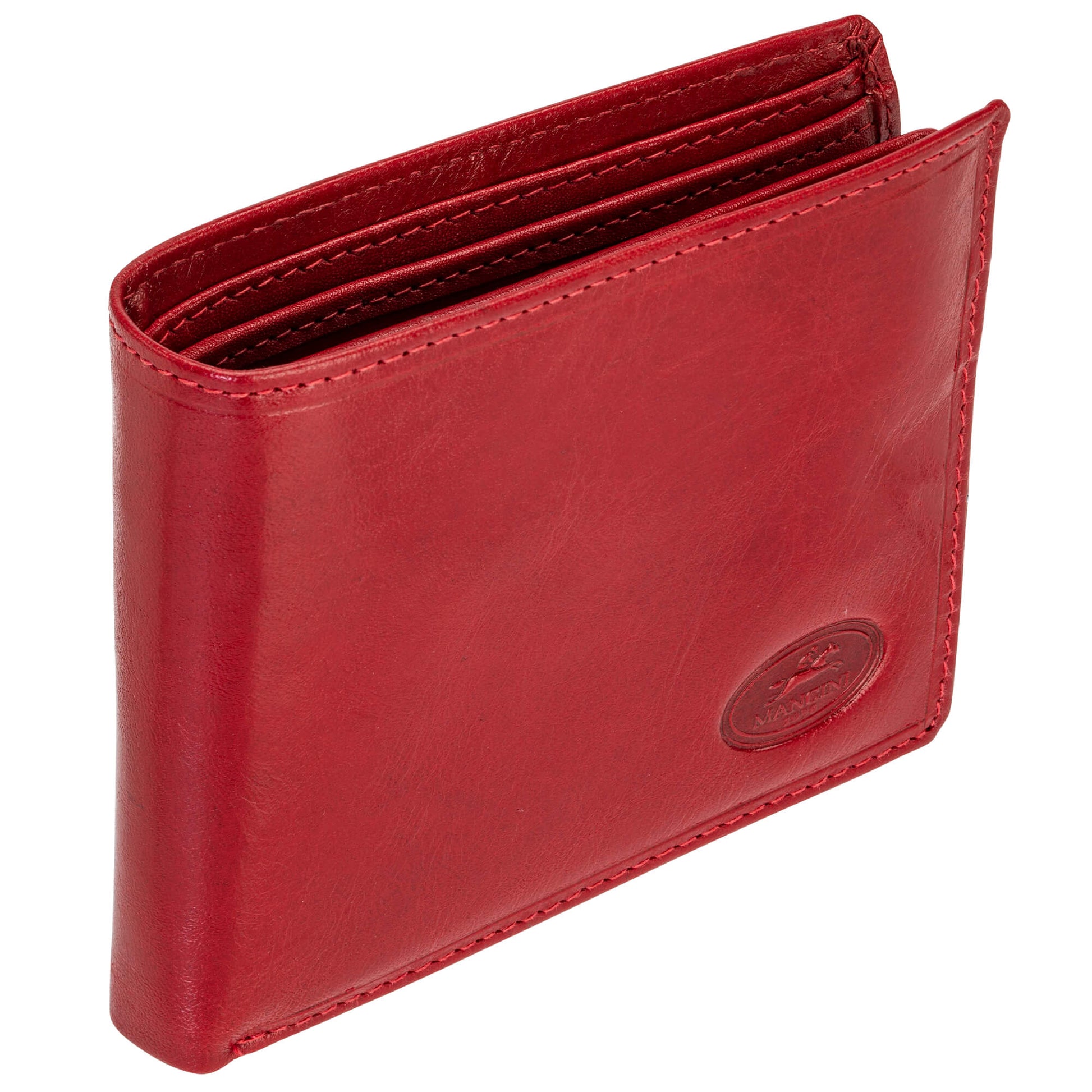 Mancini Wallets Mancini EQUESTRIAN-2 Men’s RFID Secure Center Wing Wallet with Coin Pocket