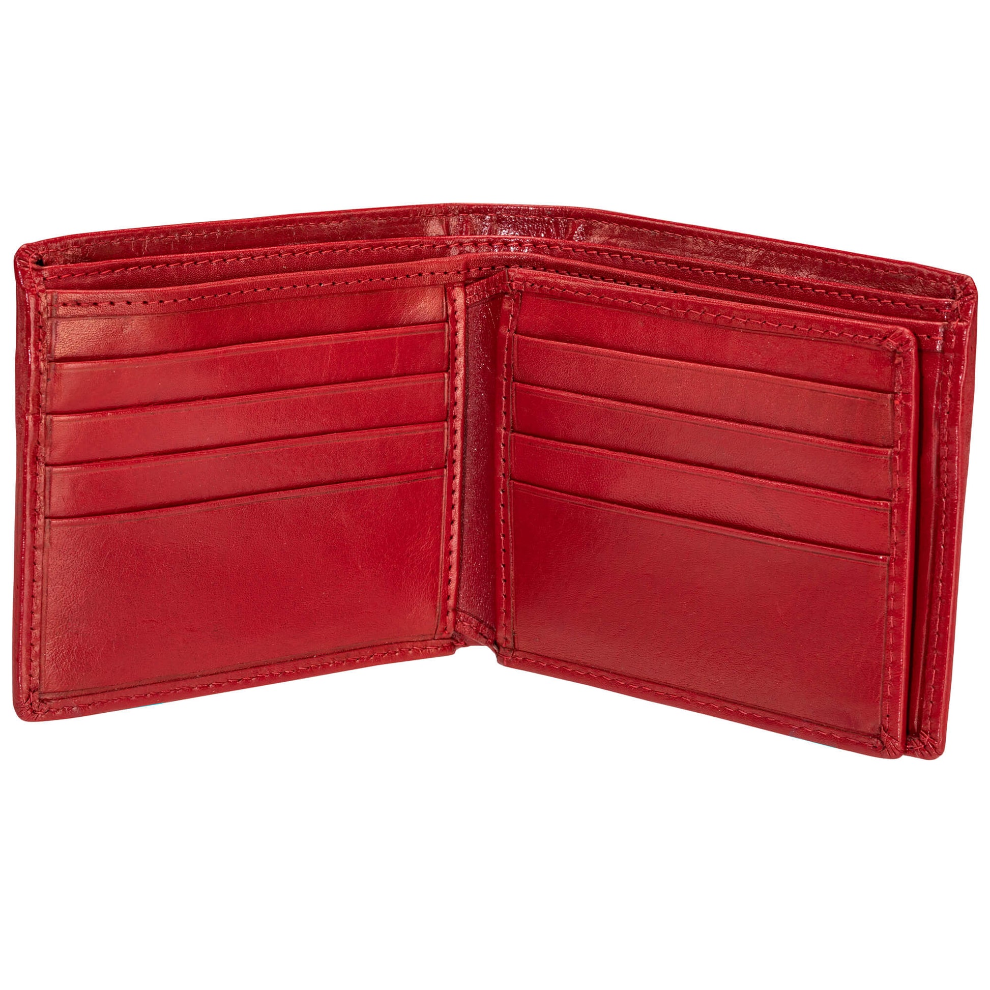 Mancini Wallets Mancini EQUESTRIAN-2 Men’s RFID Secure Center Wing Wallet with Coin Pocket