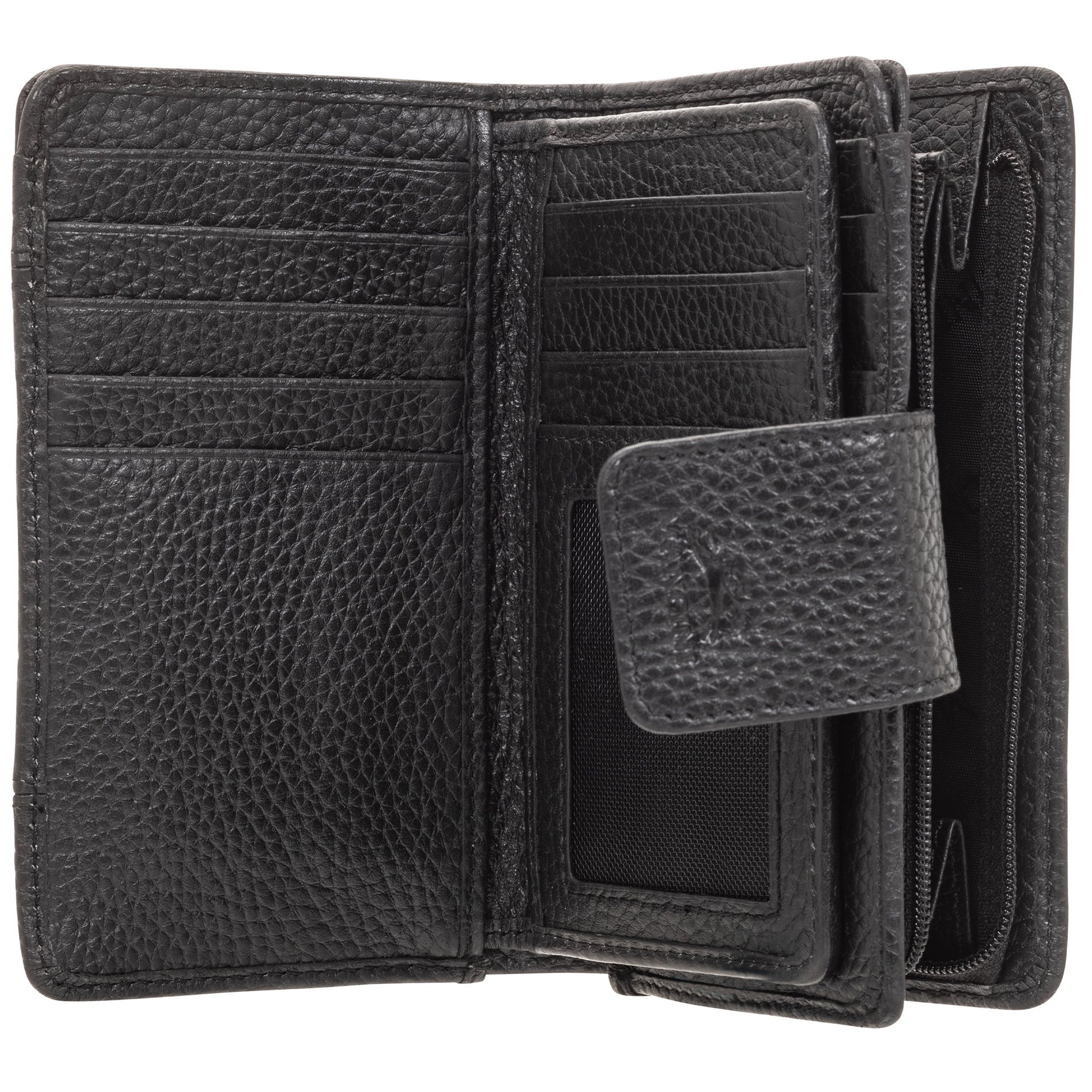 Mancini Wallets Mancini Pebbled Ladies’ RFID Medium Clutch Wallet