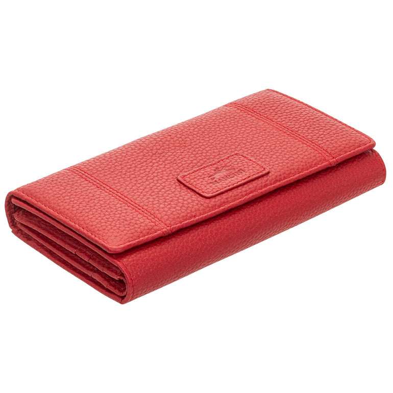 Mancini Wallets Mancini Pebbled Ladies’ RFID Trifold Wallet