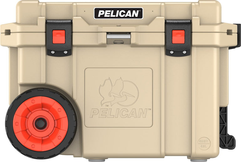 Pelican 45QW Elite Wheeled Cooler - Tan
