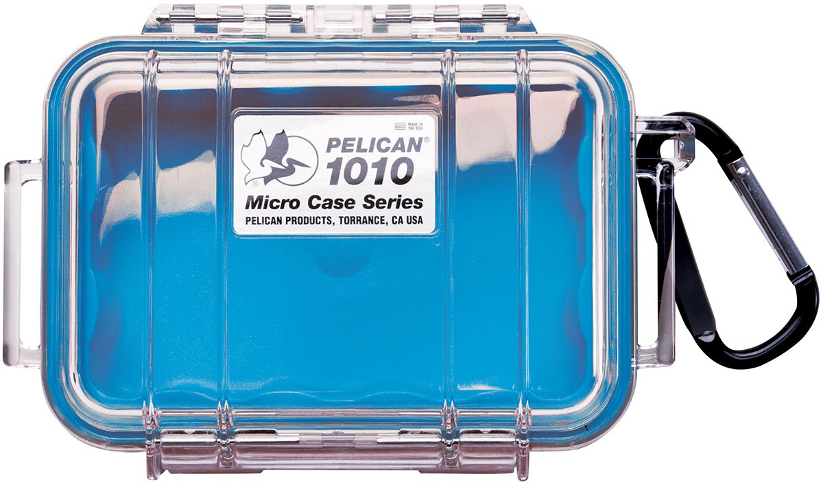 Pelican 1010 Micro Case - Blue/Clear