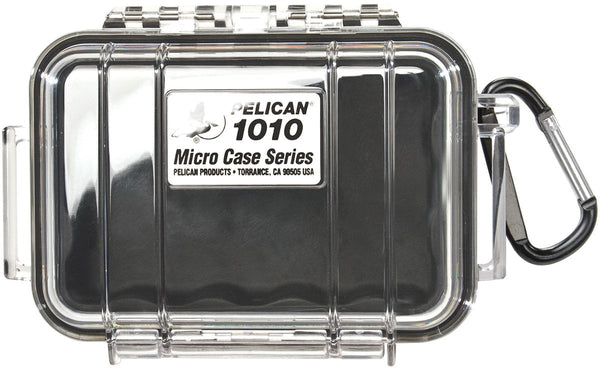 Pelican 1010 Micro Case - Black/Clear