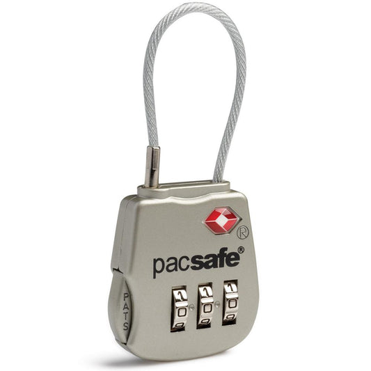 Pacsafe Prosafe® 800 TSA accepted 3-dial cable lock