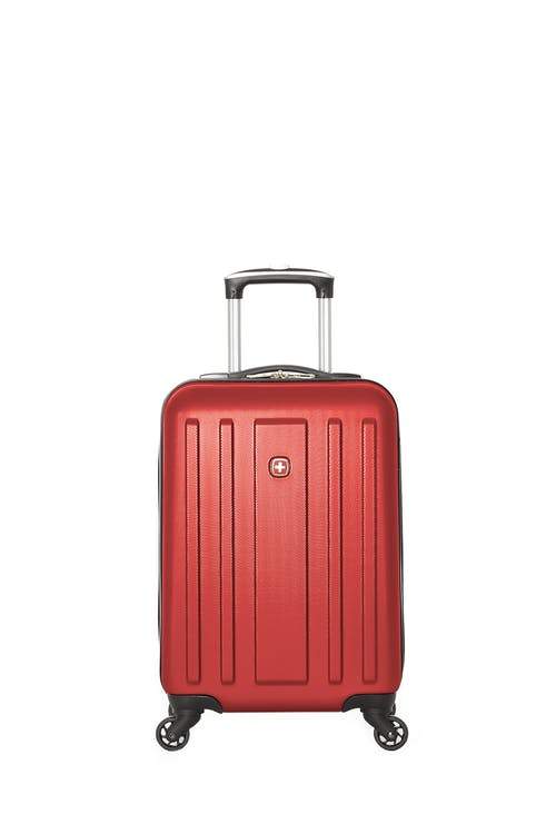 Swiss Gear ABS La Sarinne Lite Carry-On Moulded Hardside Spinner Luggage - Oxblood