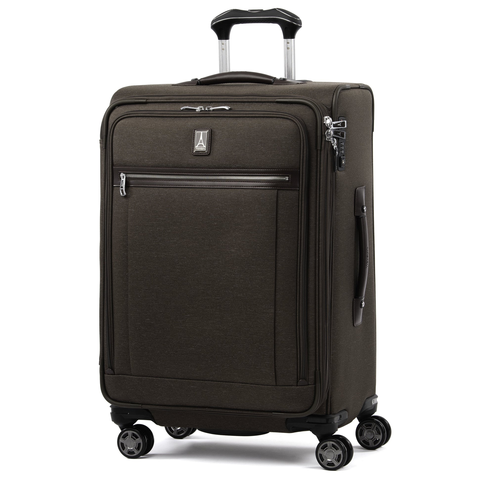 Travelpro Luggage Espresso Travelpro Platinum Elite 25 Inch Expandable Spinner Luggage